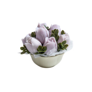 bougie bouquet tulipes parfumé