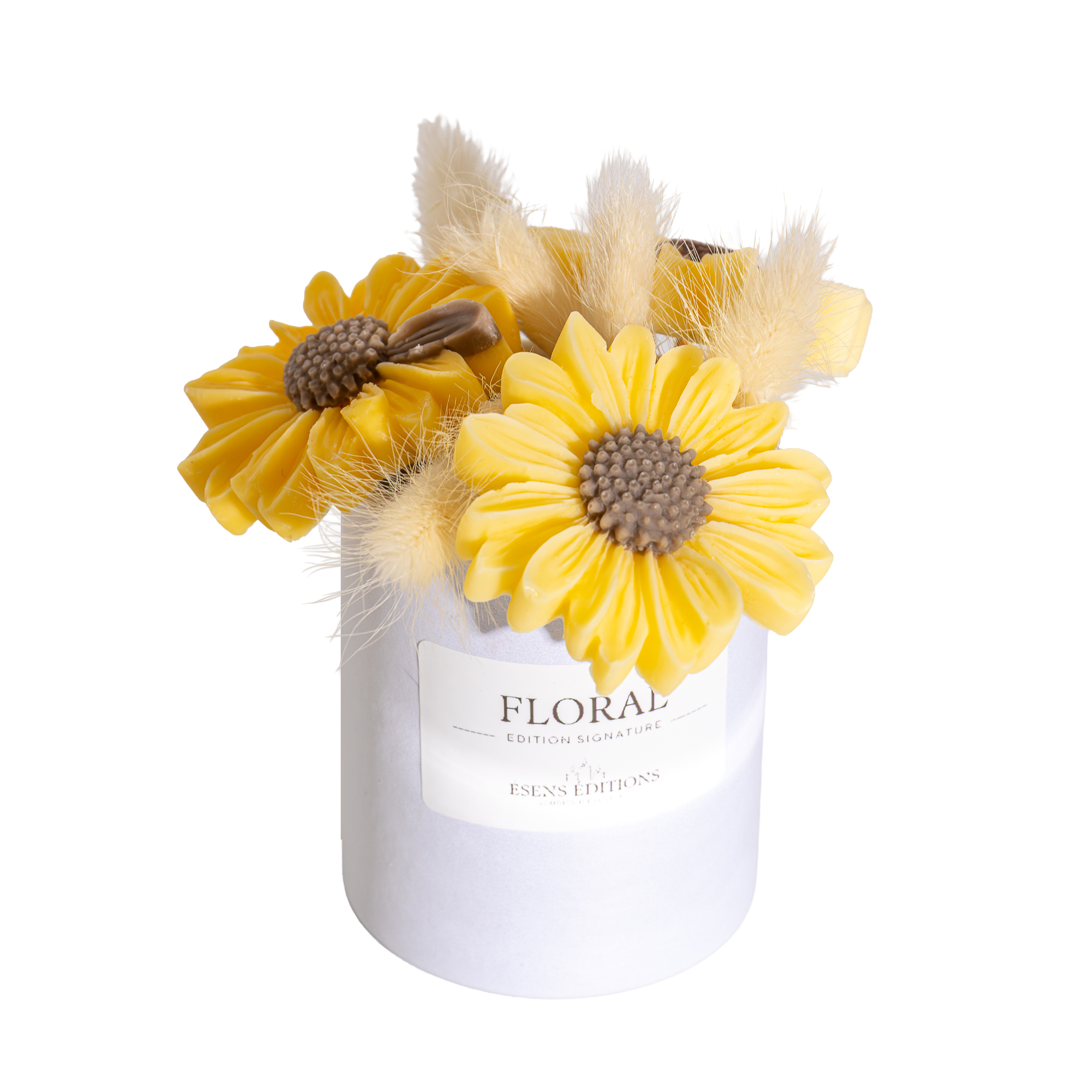 bougie fleur tournesols