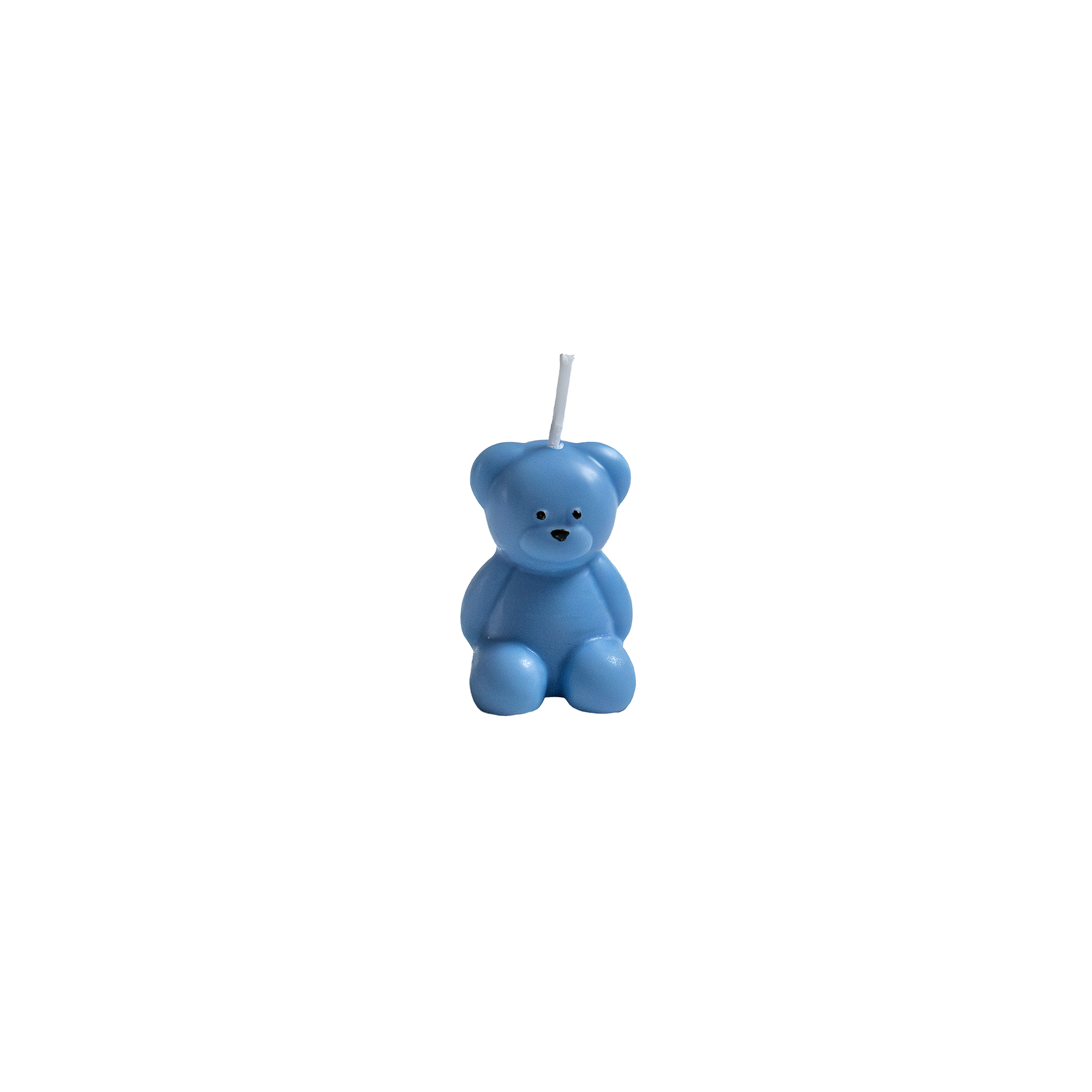 bougie ourson bleu