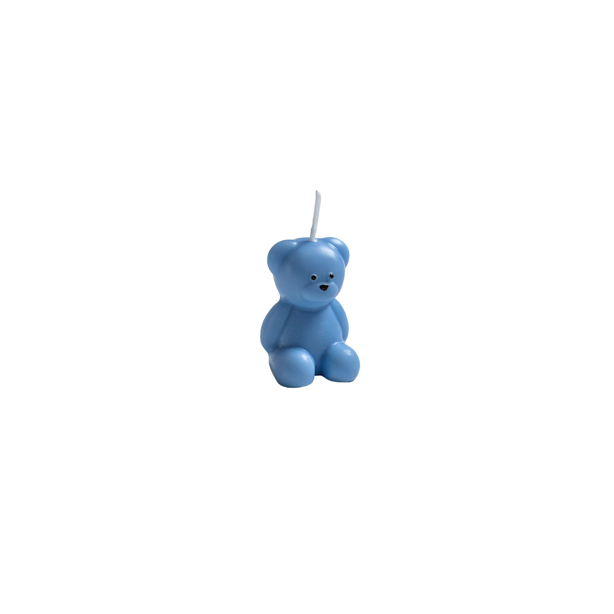bougie ourson bleu