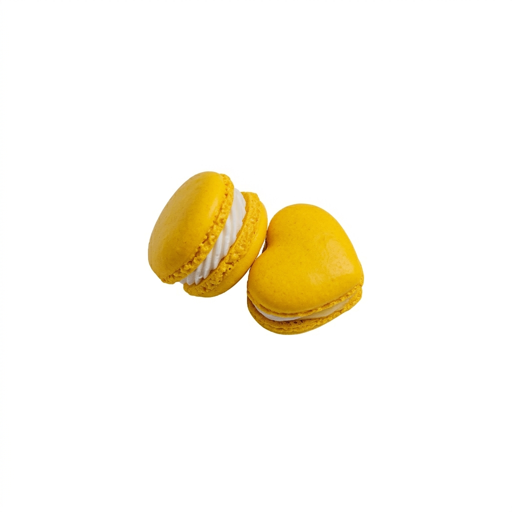 fondant macaron bougie