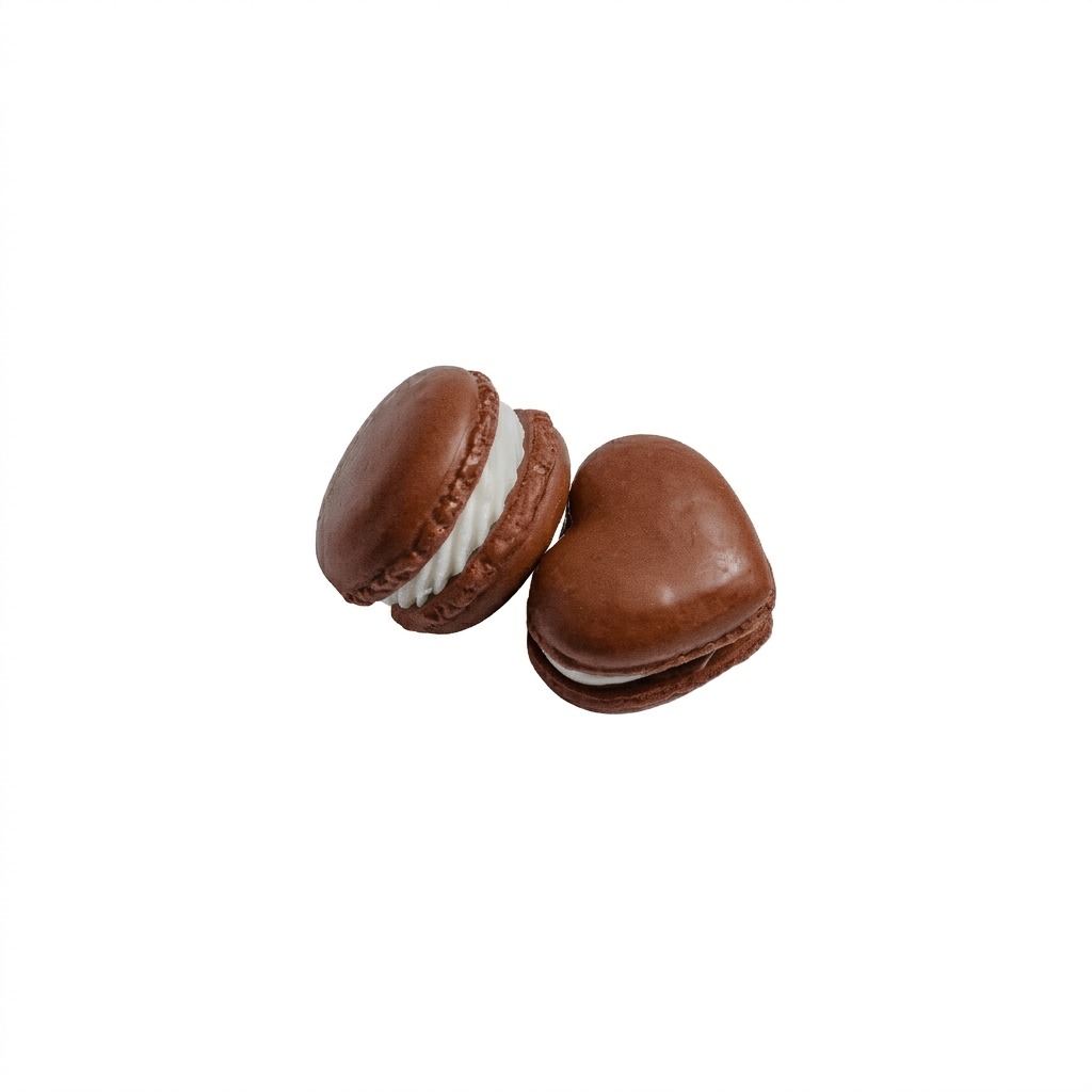 fondant macaron bougie