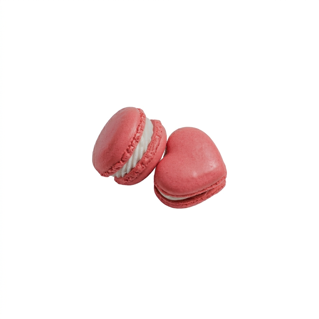 fondant macaron bougie