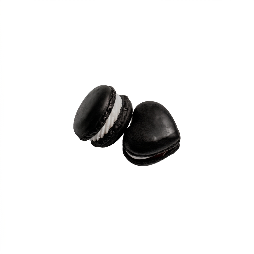 fondant macaron bougie